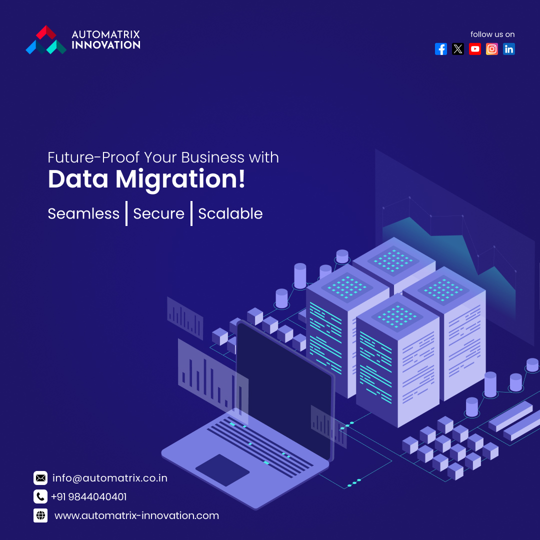 Automatrixin's tweet image. 🌐 Future-Proof Your Business with Data Migration!
Transitioning to the cloud? Make it smooth and secure! ☁️🔒
•        Improve Accessibility: Access your data anytime, anywhere.
#DataMigration #CloudTransition #BusinessFlexibility
