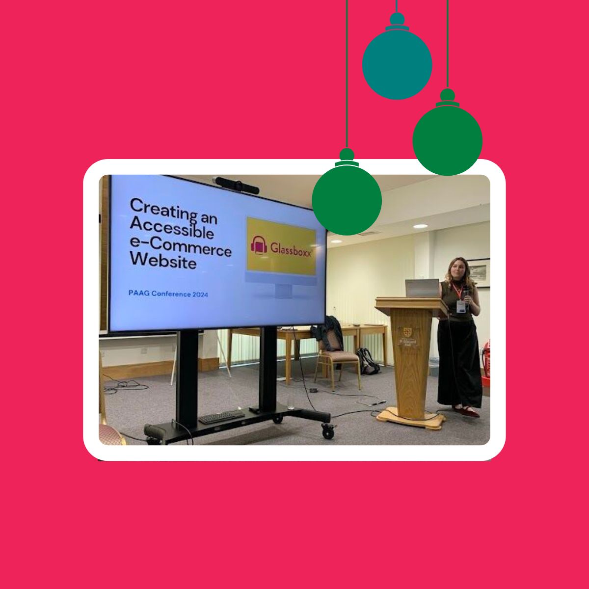 Since signing the PAAG's accessible publishing charter in 2023, we've invested in research and development around this and were proud to present at the PAAG conference this year, with Sydney Allen speaking about how to create an #accessible eCommerce website!  💻📣🌍