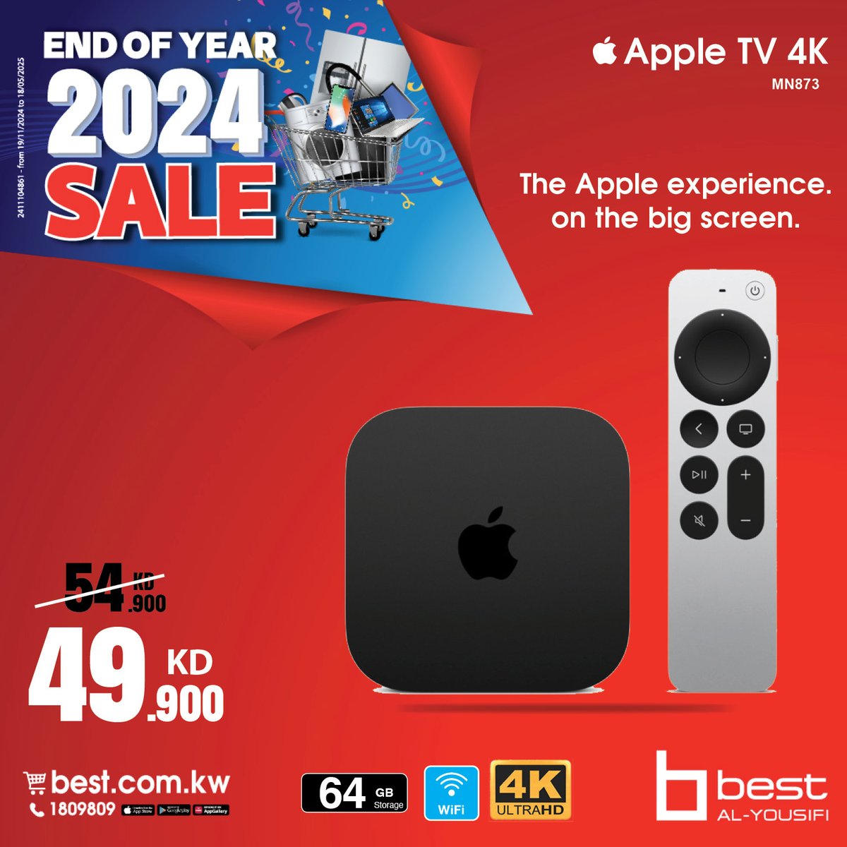 BestAlYousifi's tweet image. قم بترقية ترفيهك مع جهاز Xiaomi TV Box S 2nd Gen 4K UHD، Apple TV 4K الجيل الثالث مع64 جيجابايت، و Xiaomi Mi TV Stick FHD للبث المباشر.

عروض متاحة من خلال الأونلاين والمعارض
Order now: ow.ly/ceOc50Uu2a6

#Bestalyousifi #XiaomiTVBox #StreamingDevices #4KUHD #XiaomiMiTVStick