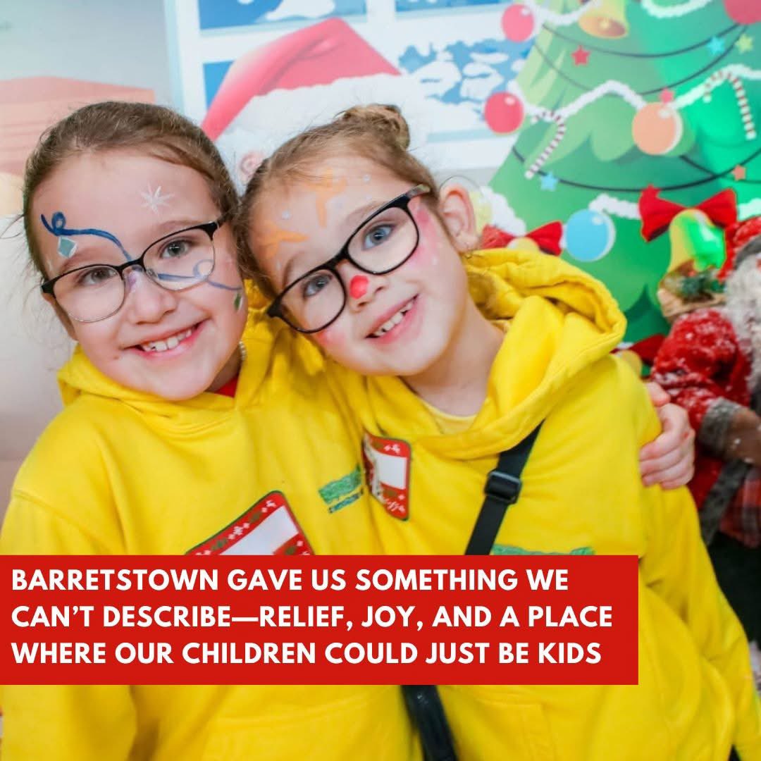 🌟 “Barretstown gave us something we can’t describe—relief, joy, and a place where our children could just be kids.”

Help give families like Alex and Elayna’s the magic of Barretstown this Christmas.

🎁 Donate now themagicofchristmas.ie/donate/ 🎄