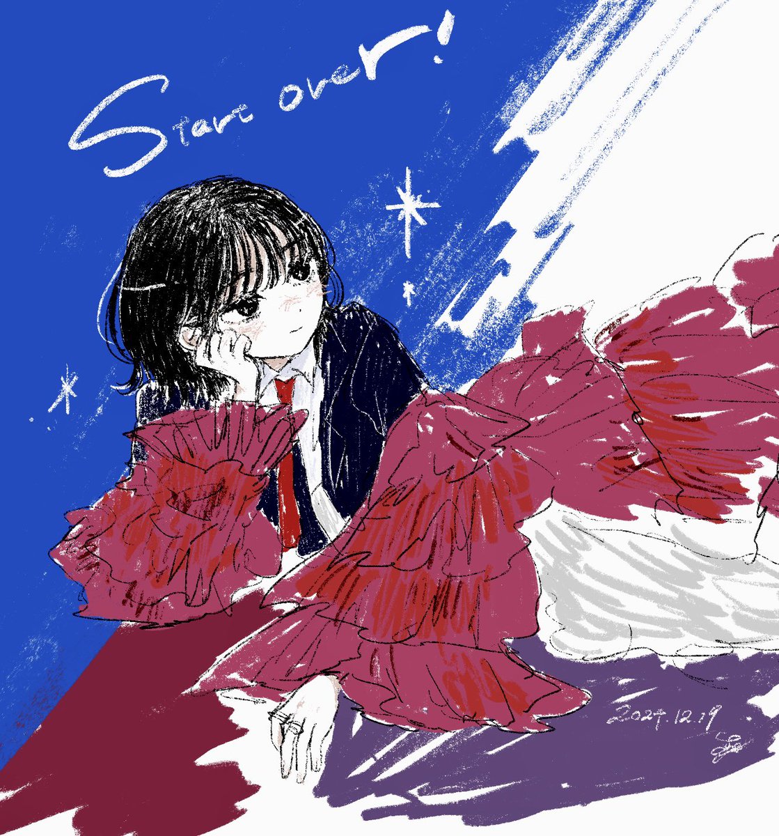 psb_829's tweet image. ☕️
#Startover #藤吉夏鈴
#sakurazaka46fanart