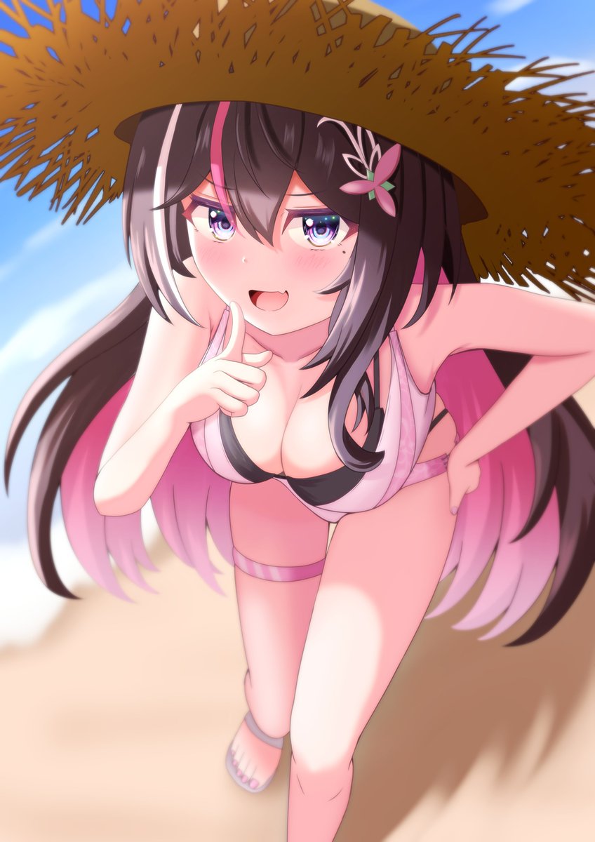 戌神ころね 「#寒い時こそ水着絵を貼ろう 」|海夜【ミヤ】ちくわ大明神のイラスト