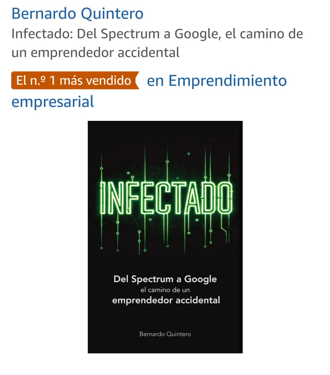 bquintero's tweet photo. pero, pero, pero... El n.1 más vendido en Emprendimiento empresarial 😳 y en el resto de categorías ("Redes y Administración de sistemas informáticos" y "Seguridad en Red")

¿Qué estáis haciendo??

¡Gracias! https://t.co/lbCaVqx3Q4
