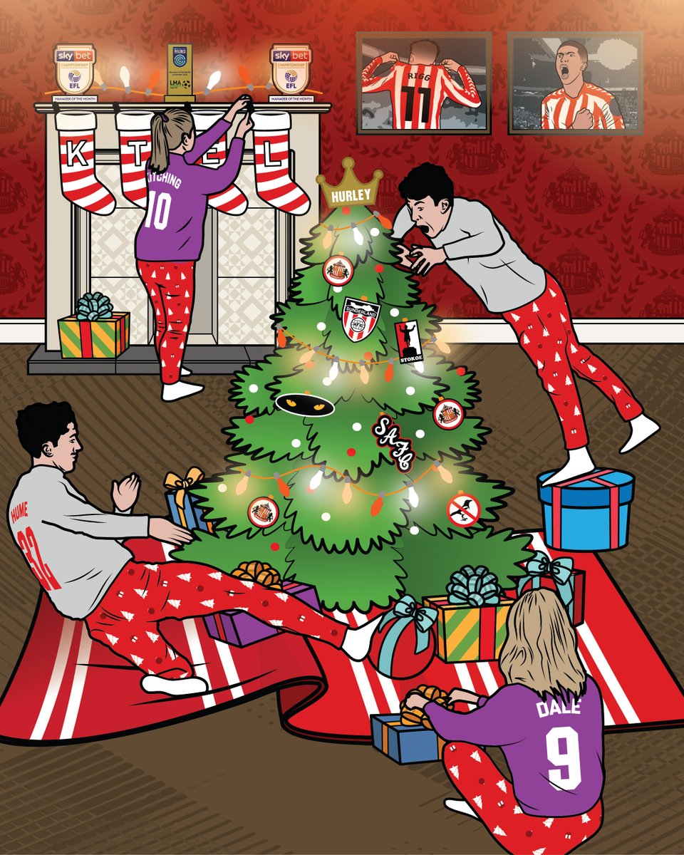 Merry Christmas from everyone at Sunderland AFC! 🎅❤️