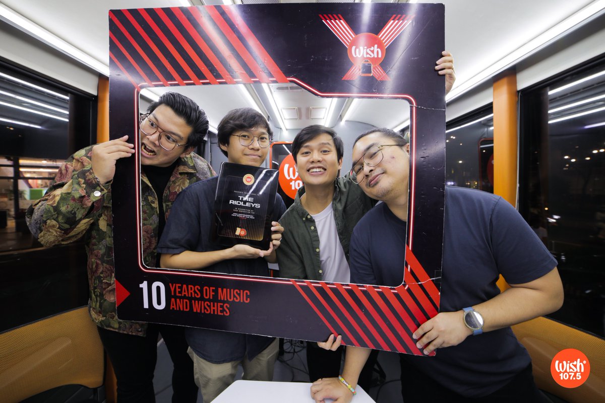 wish1075's tweet photo. OPM band and WMA nominee @TheRidleysMusic returned to the Wish Bus with their latest musical offerings, "Be With You" and "Love Is."

They also performed their other song, "Running To Vancouver." https://t.co/1TaBqxib3A