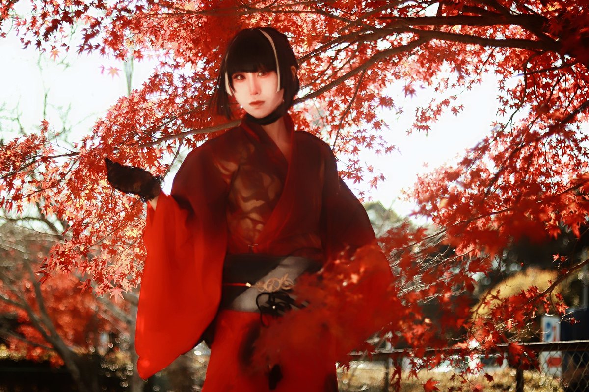 コスプレ/cosplay】 刀剣乱舞🍁京極正宗 軽装 照紅葉 ＿＿＿ 撮影