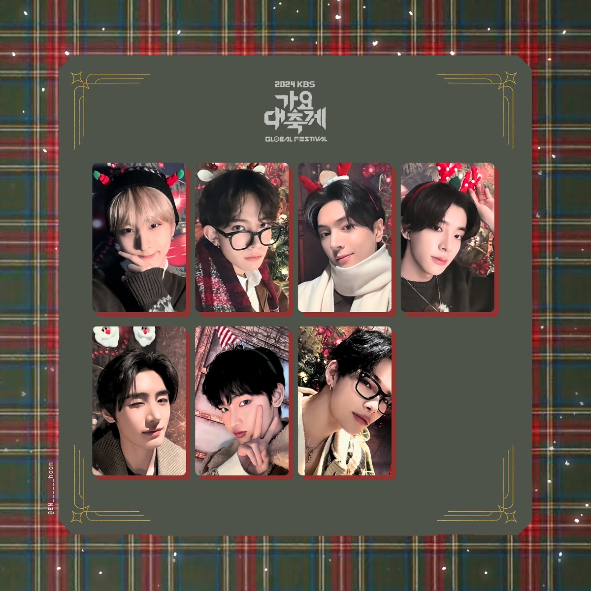 🍥⸝꙳ ⁡ ENHYPEN 가요대축제 KBS歌謡大祭典 OT7 Photocard List