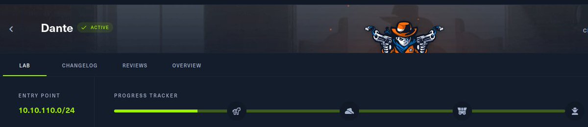 FAMASoon's tweet image. Currently
#HackTheBox #Prolabs #Dante