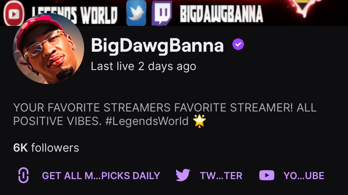 BigDawgBanna's tweet image. Twitch Partner!!!!!!!! 💜
Jus worked till it WORKED, N🚫 🤲🏽
Without bein compromised, Stayed Solid.
1st try, 4 day response.