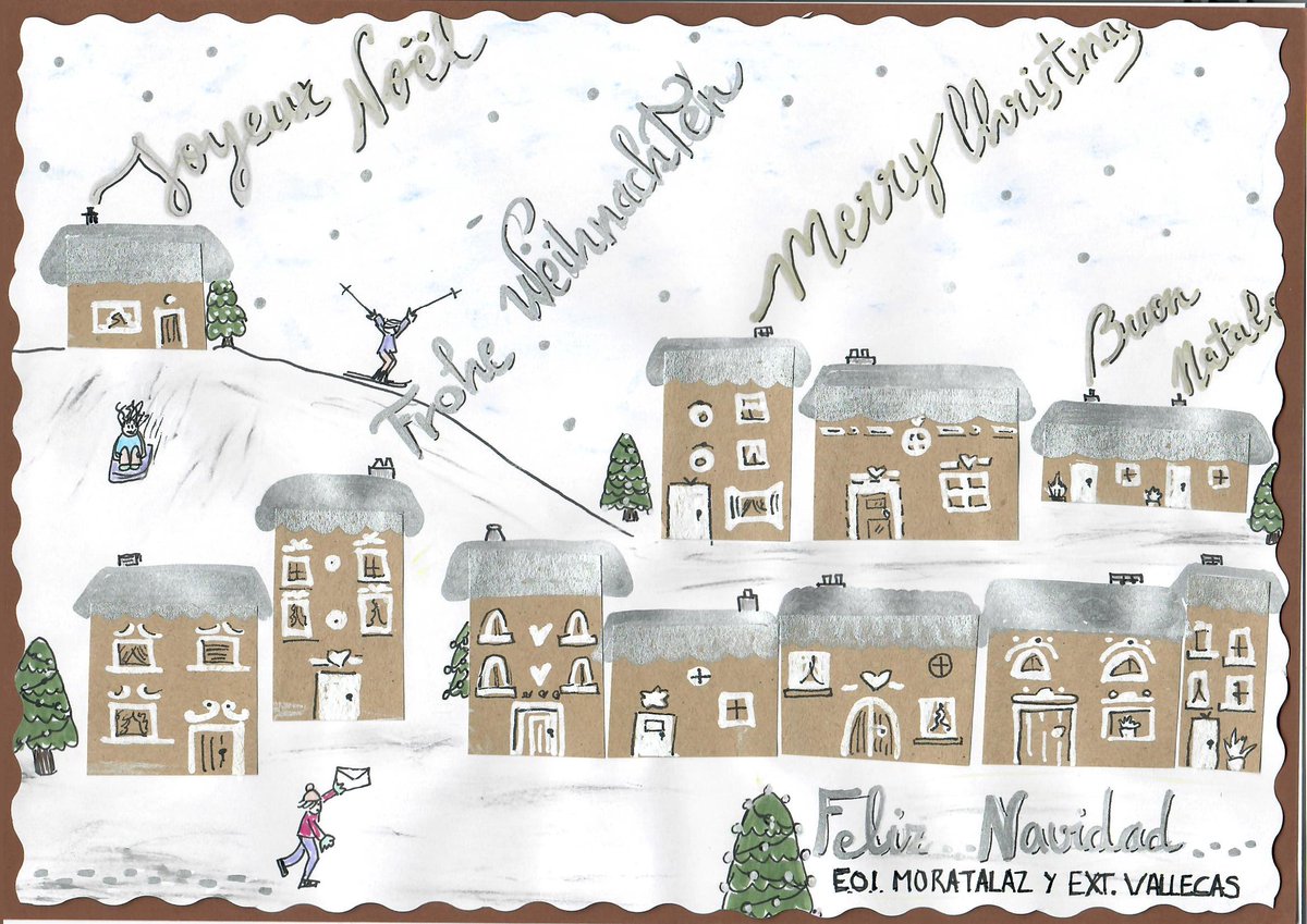 ¡Feliz Navidad y Próspero Año Nuevo! Os felicitamos con la tarjeta ganadora de este año.