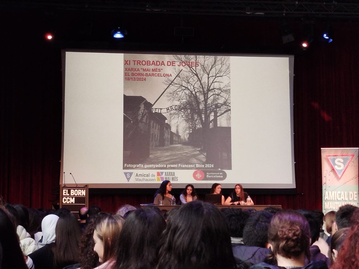 Institut Neus Català (@ins_neuscatala) on Twitter photo Ahir vam ser presents a la XI trobada de joves de la Xarxa Mai Més amb <a href="/amauthausen/">Amical de Mauthausen</a>
Agafant idees de treball per al nostre centre i poder-hi ser presents l'any vinent amb experiències pròpies tot recordant la nostra estimada #NeusCatalà Ahir vam ser presents a la XI trobada de joves de la Xarxa Mai Més amb <a href="/amauthausen/">Amical de Mauthausen</a>
Agafant idees de treball per al nostre centre i poder-hi ser presents l'any vinent amb experiències pròpies tot recordant la nostra estimada #NeusCatalà