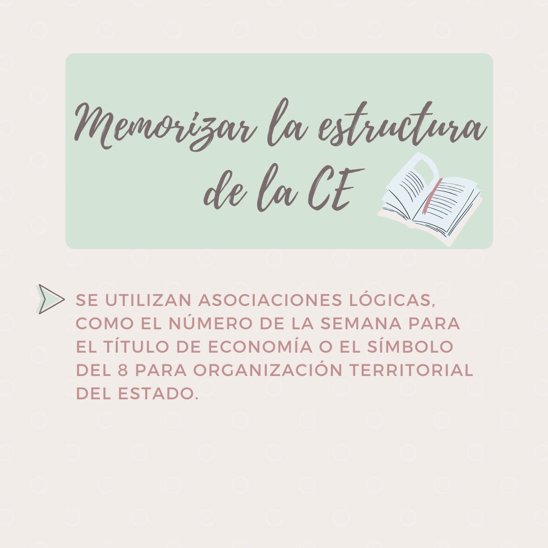 ¿Necesitas trucos para memorizar la Constitución? Conocer sus principios es fundamental, pero hacerlo de manera efectiva requiere organización y estrategia. ¡Haz que cada artículo sea más fácil de recordar! 📜💡 
#age #seguridadsocial #oposiciones #administrativo #preparador