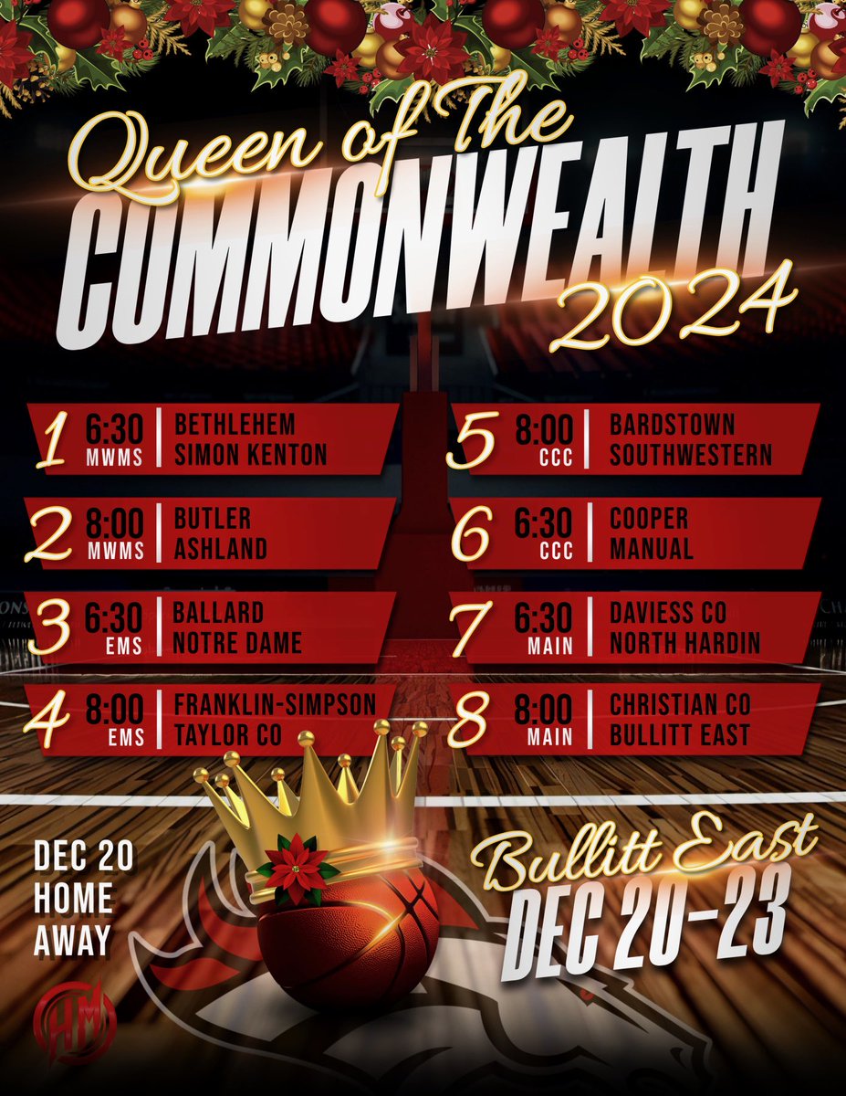 One more sleep until 16 teams will converge on Bullitt East High School