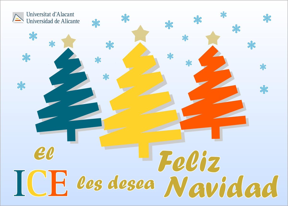 Desde el ICE queremos agradecer vuestra colaboración y participación en cada uno de nuestros proyectos. Todo lo logrado hasta ahora, y lo que está por venir, es gracias al esfuerzo y compromiso de todos y todas. Os deseamos unas Felices Fiestas y un Próspero 2025