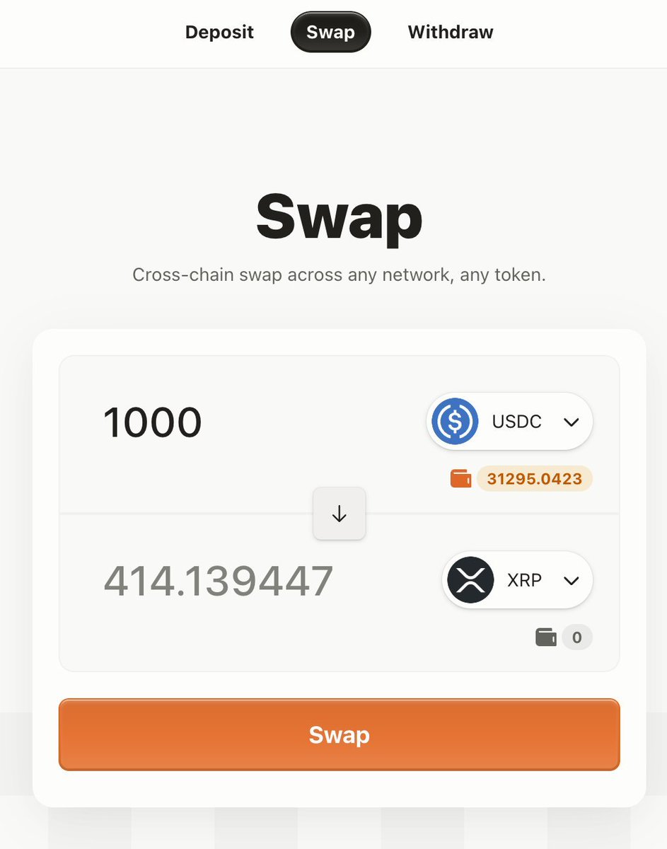 Native XRP can now be swapped for native BTC, NEAR, ETH, SOL, and more on  NEAR Intents. And, yes, it will totally be mostly used by regular humans  and not the upcoming