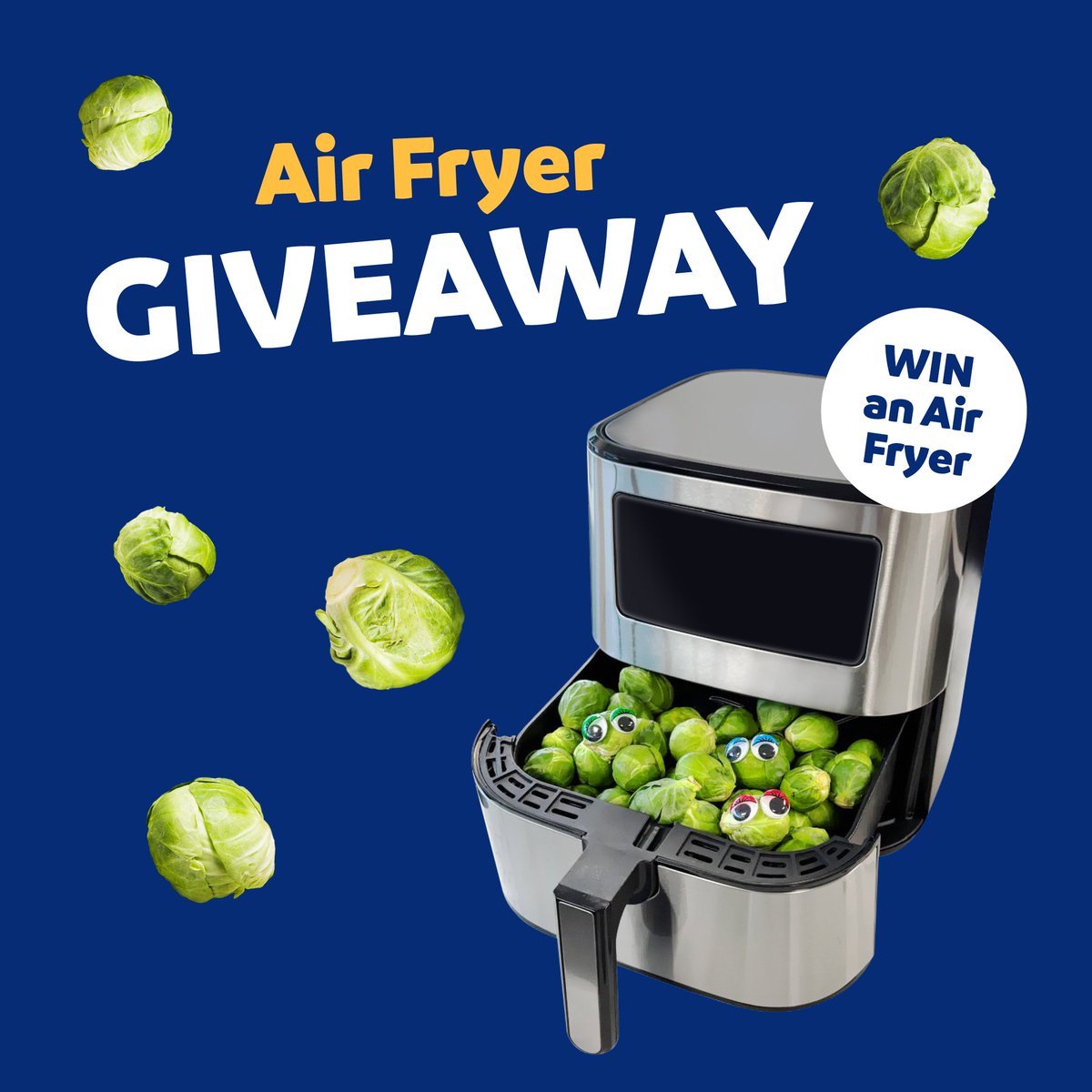 🎄 WIN a SIA 5.5L Air Fryer! 🎄

Think you can guess how many sprouts are in our air fryer? Closest answer wins 👇

Competition closes 23.12.24 at 23:59. Winner will be chosen across Instagram, Facebook, and X. T&amp;C's apply.