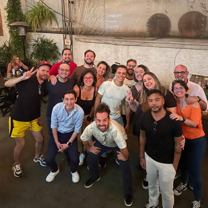 wbrain_global's tweet photo. Quando os wBrainers se encontram, as conexões ficam ainda mais fortes.
#tbt do encontro recente de wBrainers em São Paulo. Foi muito bom a gente trocar ideias, fortalecer os laços e ficar com aquela certeza de que encontros assim devem acontecer cada vez mais. https://t.co/ZnJ7x1jmPF