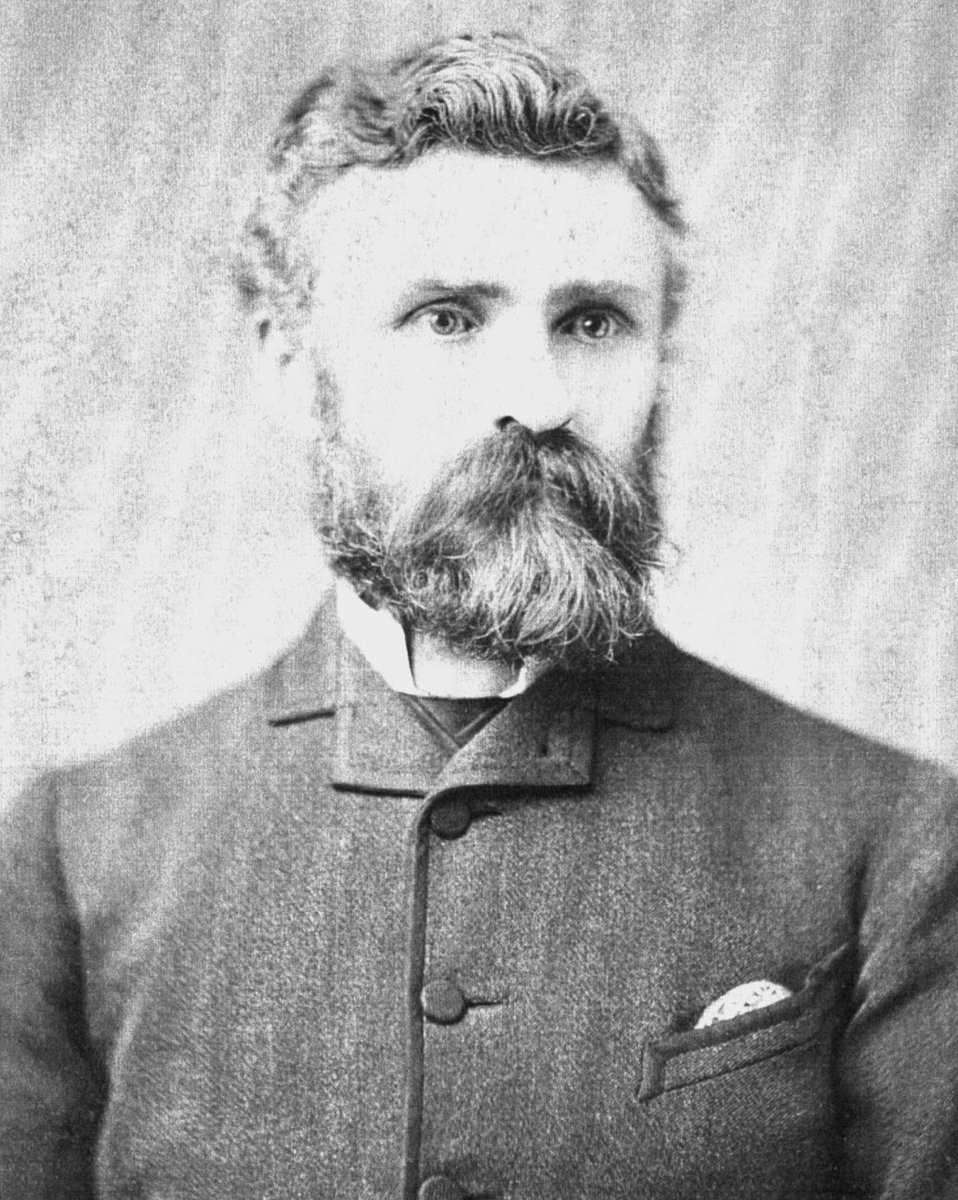 BourbonBrother's tweet photo. Cheers to George T. Stagg, who was born this day in 1835.  After the Civil War, he and Col. EH Taylor bought the OFC Distillery (now Buffalo Trace).  Sip some George T Stagg or Stagg Jr bourbon, if you can find it!
#bourbon #whiskey #kentuckyhistory #kyhistory @BuffaloTrace https://t.co/zOrekGYLVO