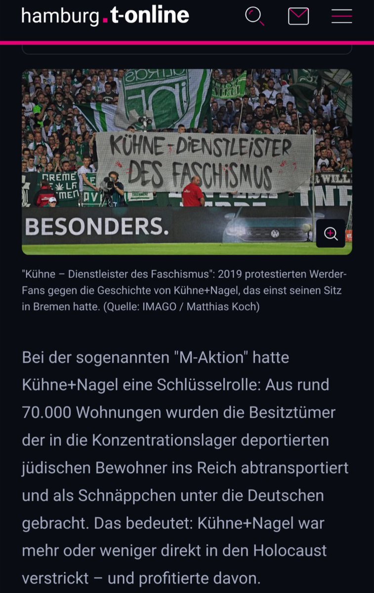 FlorianBoldt's tweet photo. Der #HSV, der Elbtower, die neue Oper für #Hamburg: Kühne sorgt nach wie vor regelmäßig für Schlagzeilen. Zeit, mal wieder daran zu erinnern, wodurch Kühne+Nagel einst (auch) groß geworden ist. https://t.co/QFFOvYTGaP