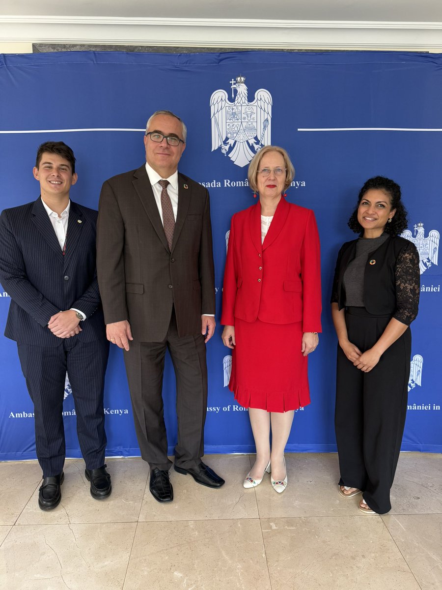 Embassy of Romania to Nairobi (@embofromania) on Twitter photo Excellent discussion of 🇷🇴amb. <a href="/SerbuGentiana/">Gentiana SERBU</a> with HE amb. <a href="/MichalMlynar/">Michal Mlynár</a>, 🇺🇳Assistant Secretary-General and Deputy Executive Director of <a href="/UNHABITAT/">UN-Habitat</a>. Discussion was mainly focused on 🇷🇴 potențial participation in different programs initiated and implemented by <a href="/UNHABITAT/">UN-Habitat</a> 🇷🇴🇺🇳 Excellent discussion of 🇷🇴amb. <a href="/SerbuGentiana/">Gentiana SERBU</a> with HE amb. <a href="/MichalMlynar/">Michal Mlynár</a>, 🇺🇳Assistant Secretary-General and Deputy Executive Director of <a href="/UNHABITAT/">UN-Habitat</a>. Discussion was mainly focused on 🇷🇴 potențial participation in different programs initiated and implemented by <a href="/UNHABITAT/">UN-Habitat</a> 🇷🇴🇺🇳