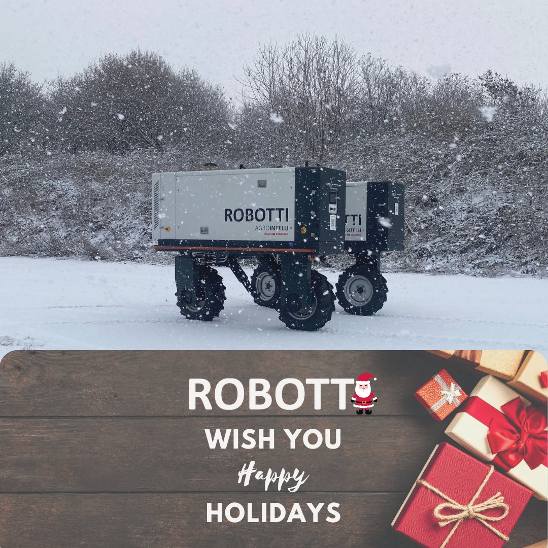 🤖 Our AGROINTELLI ROBOTTI team would like to thank you for your confidence in our work and the great and constructive cooperation in 2024. ⭐ 

🎄We wish you and your family a relaxing holiday season and a prosperous and healthy new year! 🎆