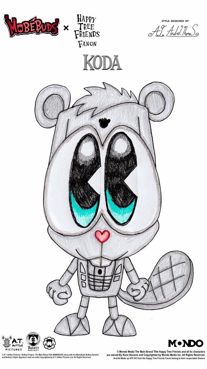 ATAndreiThomas's tweet photo. Mobebuds x Happy Tree Friends Fanon - Poster | Koda
#2024 #MobebudsvsHappyTreeFriends #HappyTreeFriends2024 #HappyTreeFriends #Mobebuds #ATAndreiThomas #Drawing #htfoc #htffan #HTFKoda #Koda
Here is the Finishing Sketched picture of HTF Fanon: Koda in Mobebuds Style the original happy tree friends oc character was done by nathanthewolf17 via Deviantart https://t.co/XeIrBUaAsf
the link to the video: https://t.co/ymx4NpCdXz