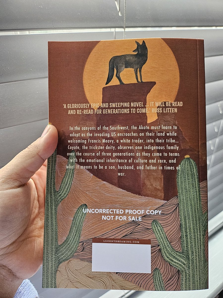 We've got some exciting projects in the works! Coyote, the debut novel by <a href="/RobindeRosario/">Robin de Rosario</a> is out in the world February 2025! You can pre-order your copy on bookshop.org . Huge thanks to <a href="/cerysknighton/">Cerys Knighton</a> for this stunning cover 🤎🧡💛