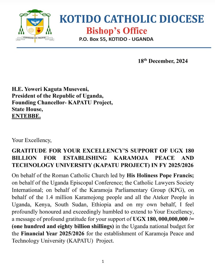 faith_keh's tweet image. Karamoja is set for a brighter future! The UGX 180 billion funding for KAPATU marks a major step toward regional development. This university will focus on technology, agriculture, and peace studies. #KAPATUProject
@CLASIOfficial
@TSeverinoAdv
