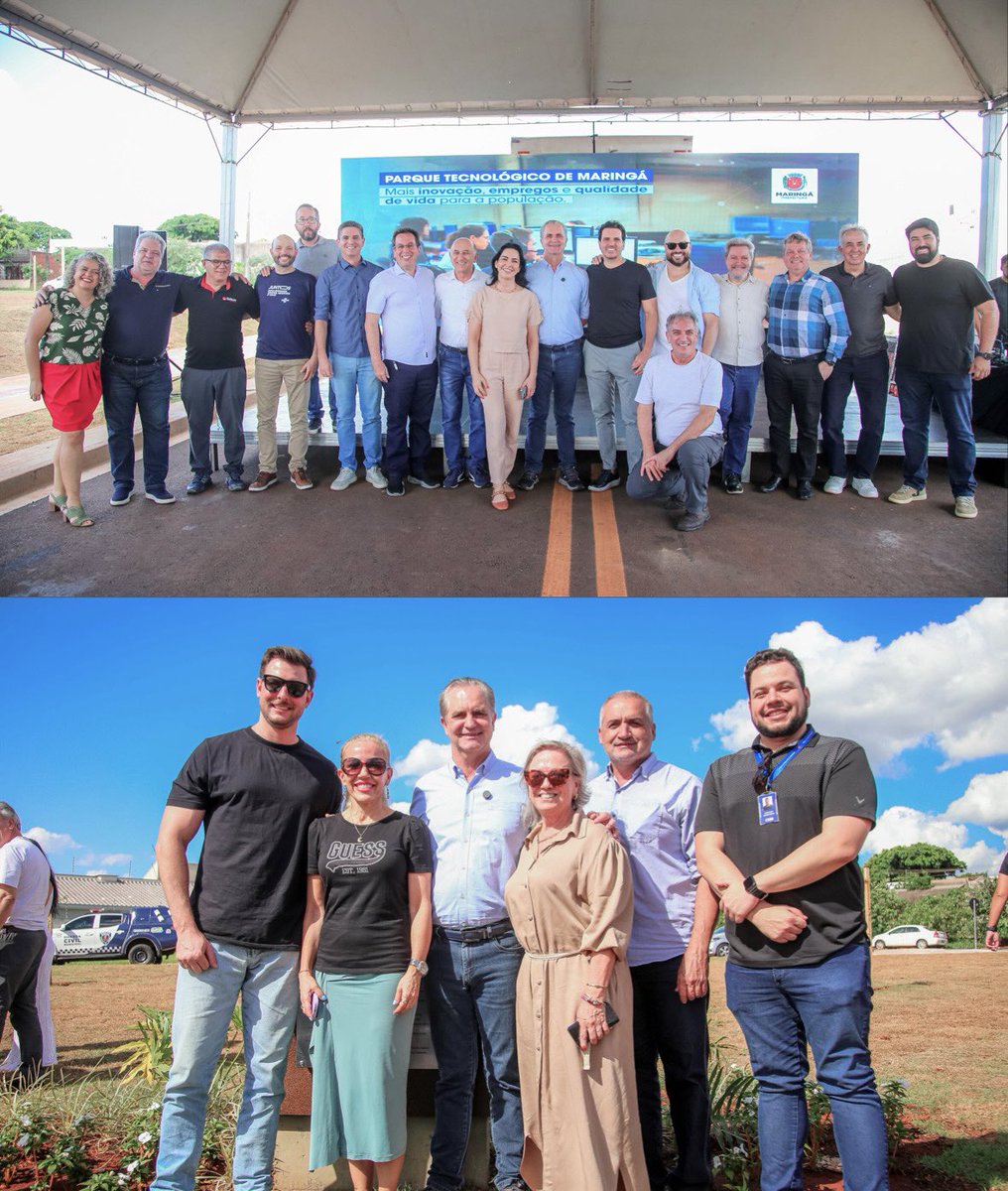UlissesMaia's tweet photo. Um marco para a nossa cidade! 🎉 Inauguramos o Parque Tecnológico de Maringá, um espaço que vai impulsionar a nossa economia, gerar empregos e fortalecer a inovação! 🚀💼

Através da Agência Maringá de Tecnologia e Inovação (Amtech), garantimos toda a infraestrutura necessária para atrair empresas e criar novas oportunidades para nossa cidade. A primeira etapa conta com 12 lotes e muitos outros projetos virão! Vamos seguir avançando juntos rumo a um futuro mais próspero! 🌱💡