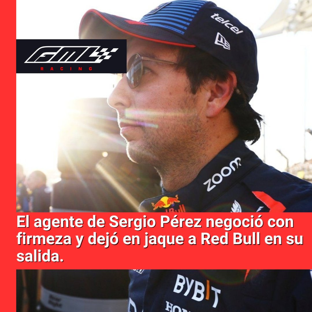🚨| NOTICIA: El agente de Sergio Pérez negoció con firmeza y dejó en jaque a Red Bull en su salida.

📰En el competitivo mundo de la Fórmula 1, donde las decisiones se toman con precisión quirúrgica, la reciente salida de Sergio Pérez de Red Bull ha dejado un eco que resuena más