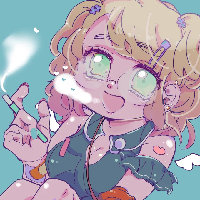 うるせ〜ば〜か #イラスト