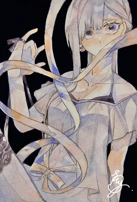 緒をひく