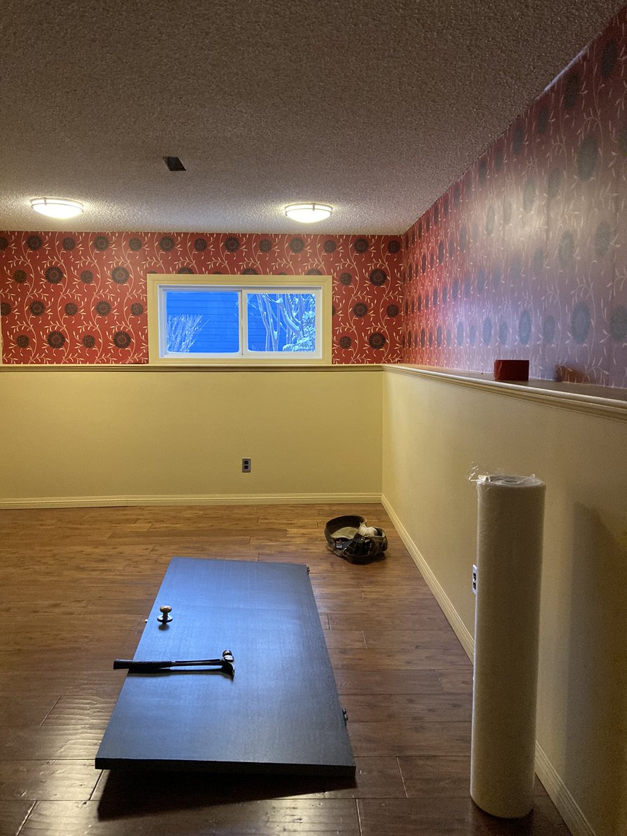 Fresh update to this basement! Cleaned up the ceilings, added lights, new insulation, doors and trim. A fantastic spot to put your feet up near the fireplace. 

#bullseyecontracting #renovations #lacombe #ponoka #wetargetrenovations