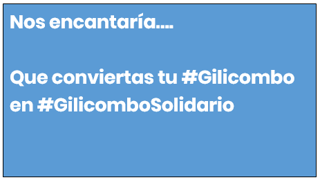 gilicombo's tweet photo. Qué es el #GilicomboSolidario, en cuatro fotos. https://t.co/kddMa4MKkT