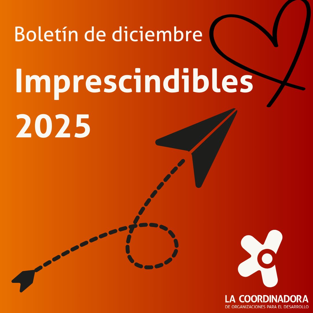 CoordiONGD's tweet image. 🗯️Recién salido del horno... boletín de diciembre con los imprescindibles para no perder de vista en el 2025: 
➡️Tips navideños
➡️Entrevista con Yvette Ouedraogo (Burkina Faso)
➡️Algún que otro video y muchas sorpresas más
#WhatAreYouMadeOf
us13.campaign-archive.com/?e=%5bUNIQID%5…