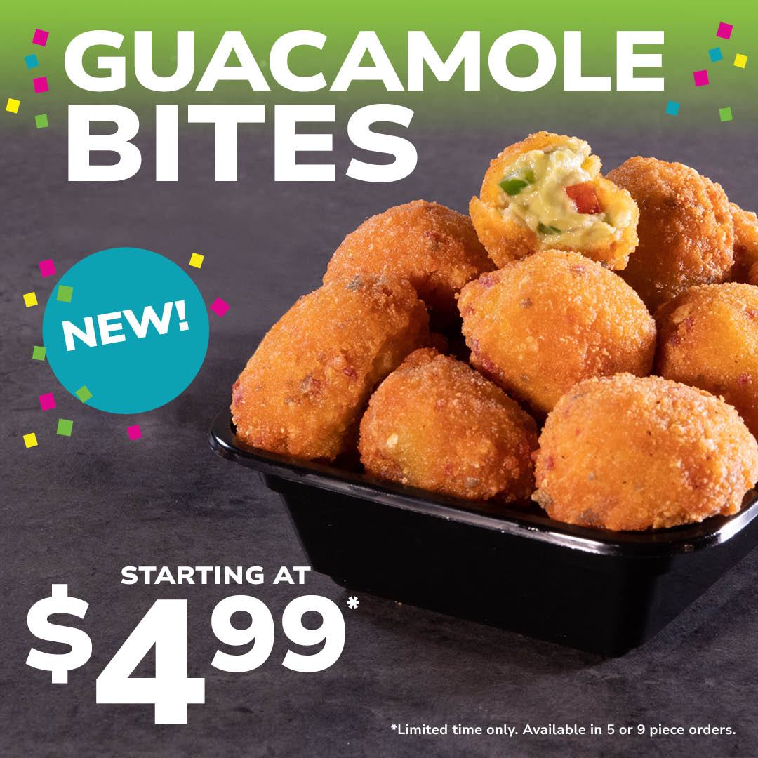 MiamiGrill's tweet photo. 😋 Dip into perfection with our new Guacamole Bites – crispy on the outside, creamy on the inside, and only $4.99! 🥑🔥 Your new favorite bite is waiting! #MiamiGrill #GuacGoals #SnackAttack #FlavorExplosion https://t.co/8ia909vijq