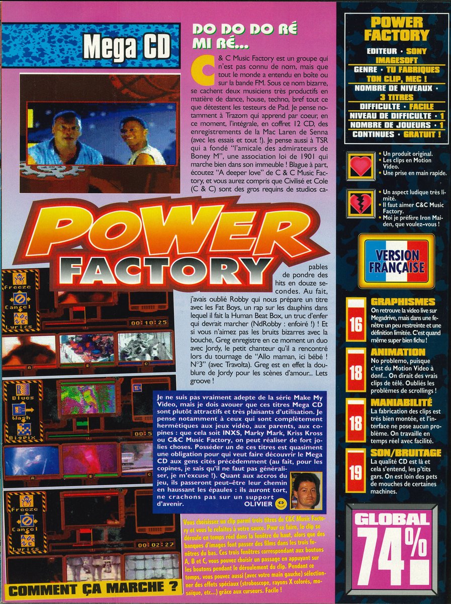 AllmightoFranky's tweet image. On enchaine avec #Aladdin sur #Supernes,une version bien moindre que celle de la Megadrive,tout le monde le sait 😎 Et #Powerfactory sur #MegaCD 4/5