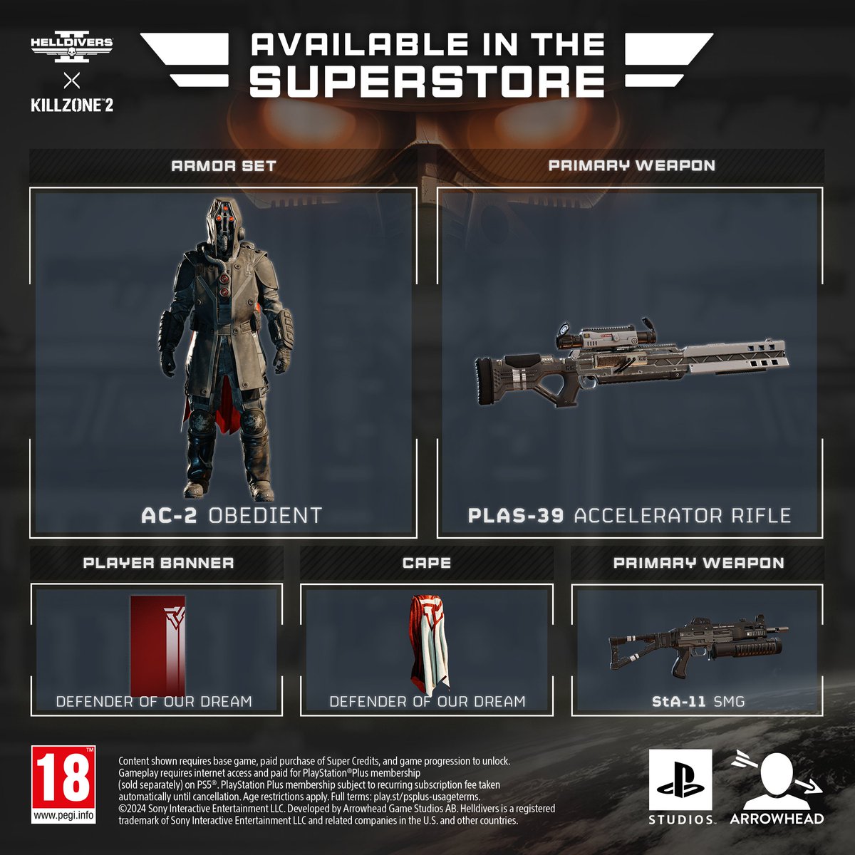 Seasons greetings, Helldivers!

As Helldivers x Killzone was our first crossover offering, we’ve been listening to the response, and the feedback we’ve received from our community surveys.

Because of all this, in partnership with our friends at Guerrilla (and as we’re in the