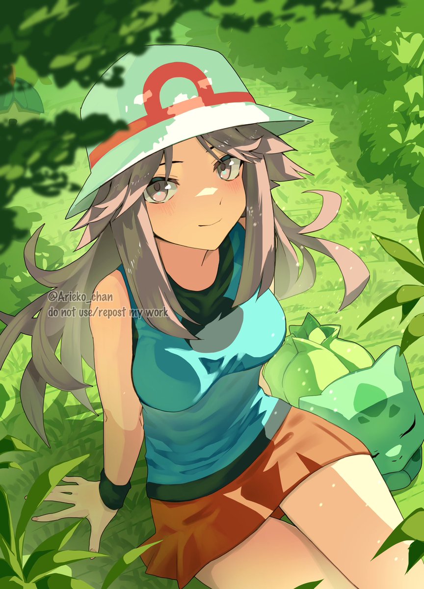 リーフちゃんとフシギダネ🌱
#ポケモン #Pokemon #anipoke