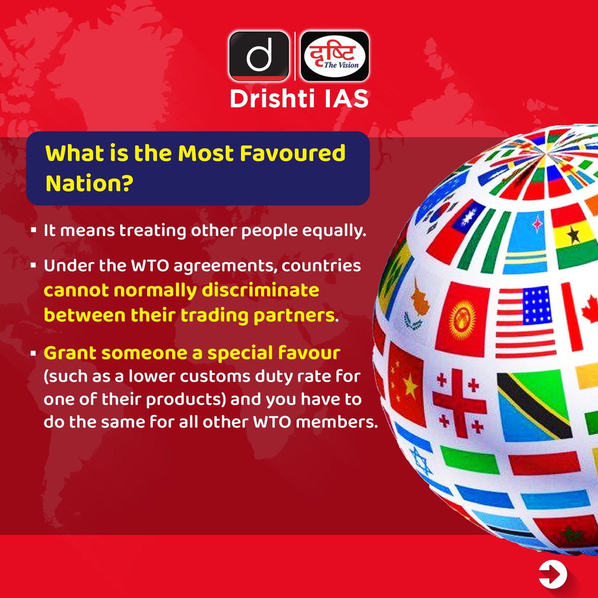 drishtiiaseng's tweet photo. Switzerland suspended MFN Status to India!
#DrishtiDailyBrief #India #Switzerland #MFNStatus #MostFavouredNation #WTO #EFTA #UPSC #DrishtiIAS #DrishtiIASEnglish https://t.co/7ynD4tfVjV