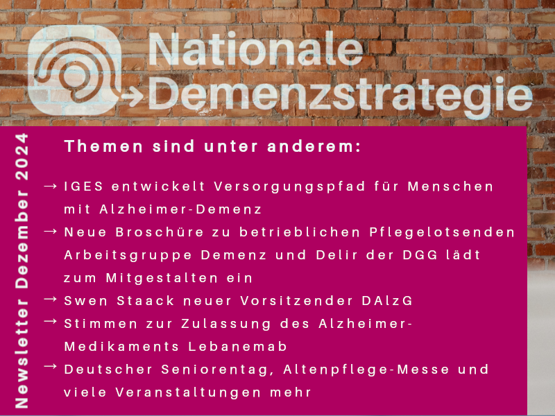 Unser Newsletter im Dezember ist prall gefüllt mit Neuigkeiten,  Publikationen und Veranstaltungshinweisen! Reinschmöckern lohnt sich  also wieder ➡️  nationale-demenzstrategie.de/6/2024-newslet…