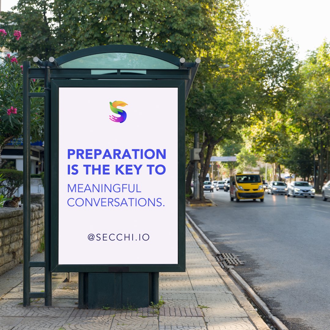 Preparation is key to meaningful conversations—don’t you agree? 🤔 

In personal life, when something matters, you plan your main points. The same goes for the workplace! 

Take the time to clarify your message, and see how it strengthens your impact and relationships.