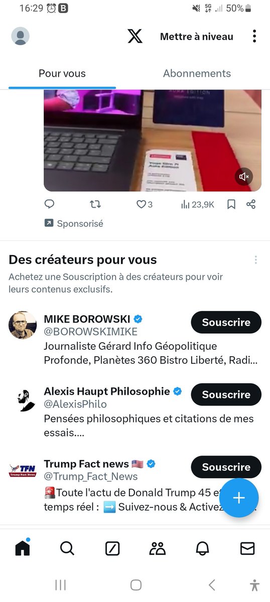 patisson laurent (@bana87400) on Twitter photo Donc, pour X, <a href="/BOROWSKIMIKE/">MIKE BOROWSKI</a> est un créateur et il m'incite à acheter une souscription pour voir ses contenus exclusifs !!! 😂Sans façon Donc, pour X, <a href="/BOROWSKIMIKE/">MIKE BOROWSKI</a> est un créateur et il m'incite à acheter une souscription pour voir ses contenus exclusifs !!! 😂Sans façon