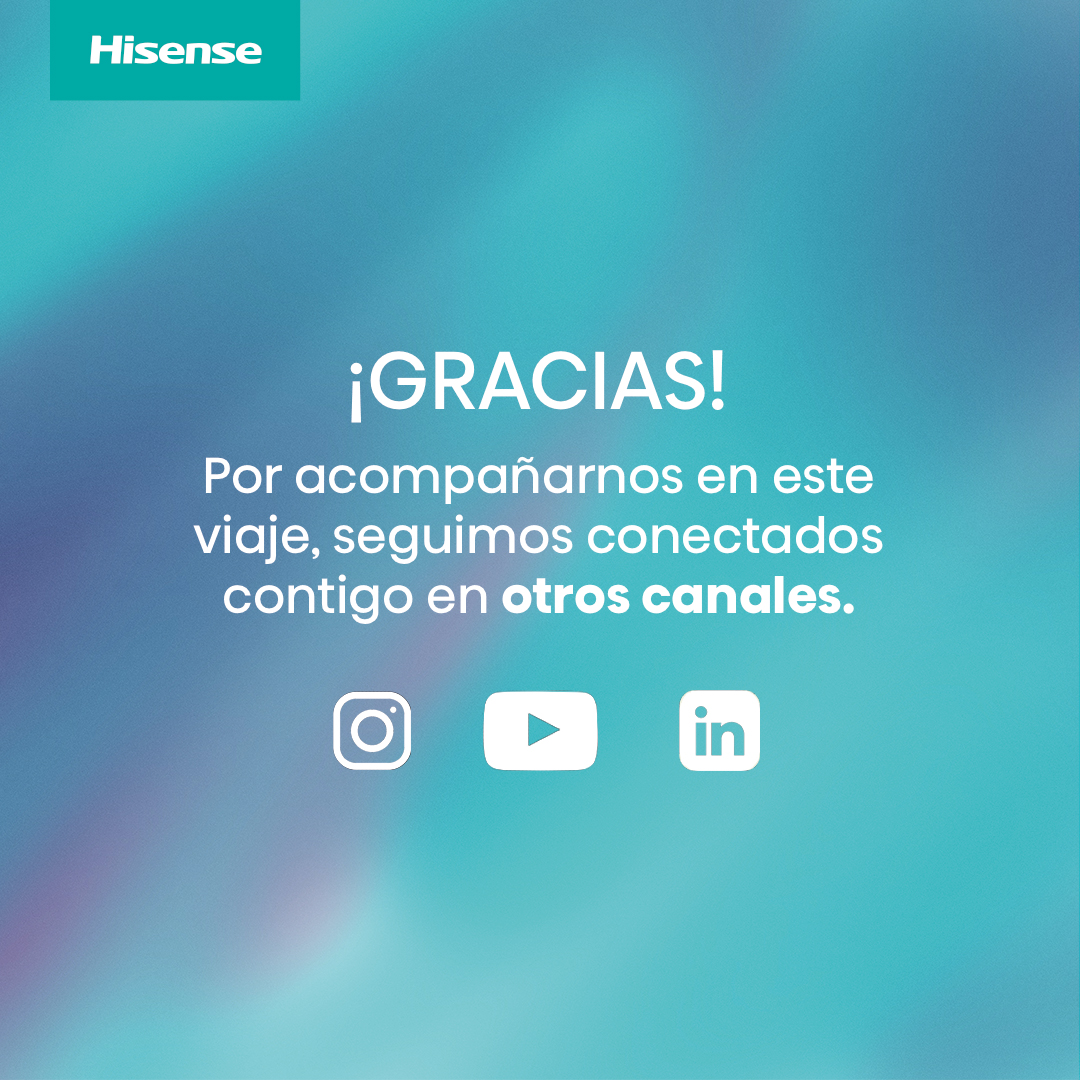 Hoy decimos hasta luego a X, pero nuestra historia juntos sigue en Instagram, Facebook, LinkedIn y en nuestra web. 💙

Gracias por permitirnos ser parte de tu día a día. ¡Seguimos innovando para ti! 🍳✨
#Hisense #HisenseIberia #Innovación