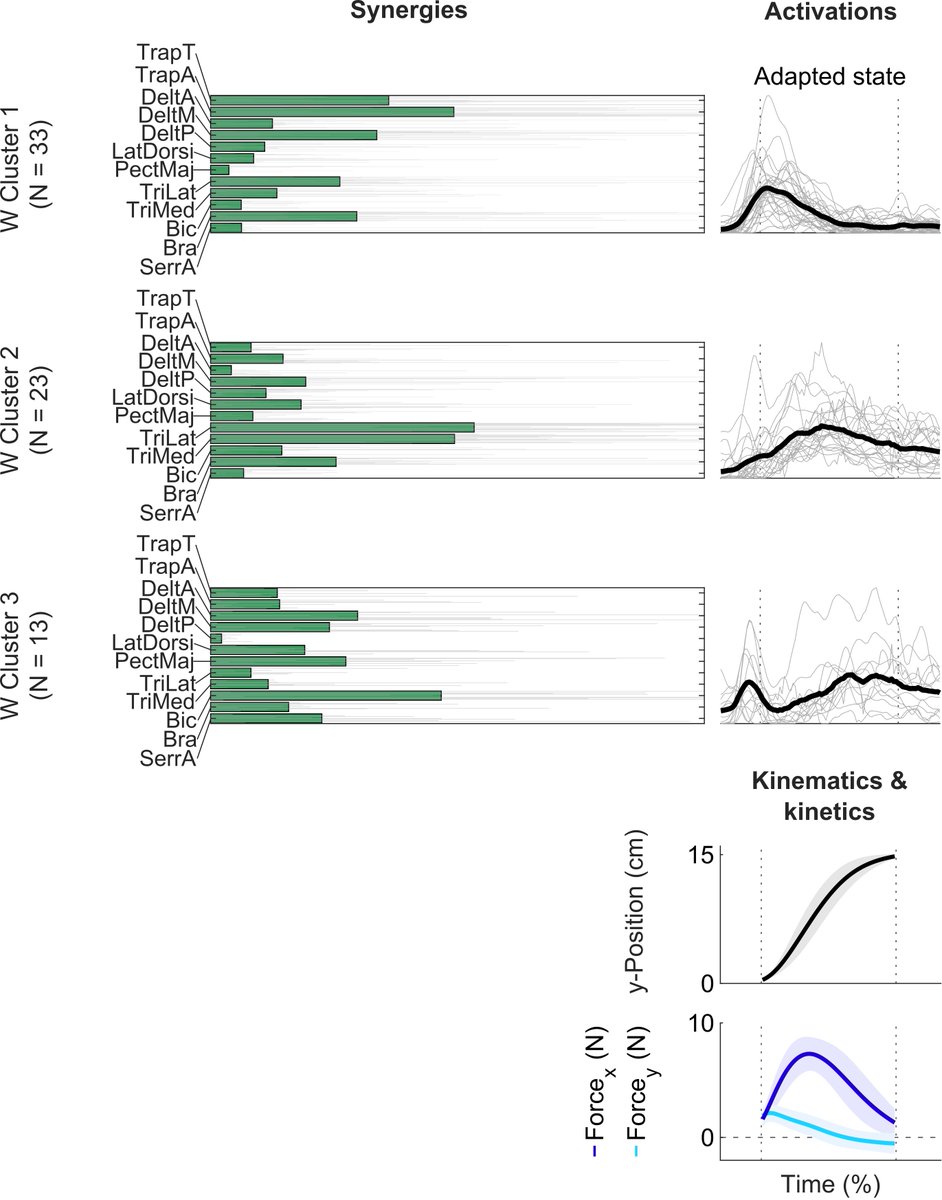 📢We have a new preprint on muscle synergies and force field learning

👉"Changes in #Muscle #Synergy Structure and Activation Patterns Underlie Force Field Adaptation, Retention, and Generalization"

🗞️biorxiv.org/content/10.110…
