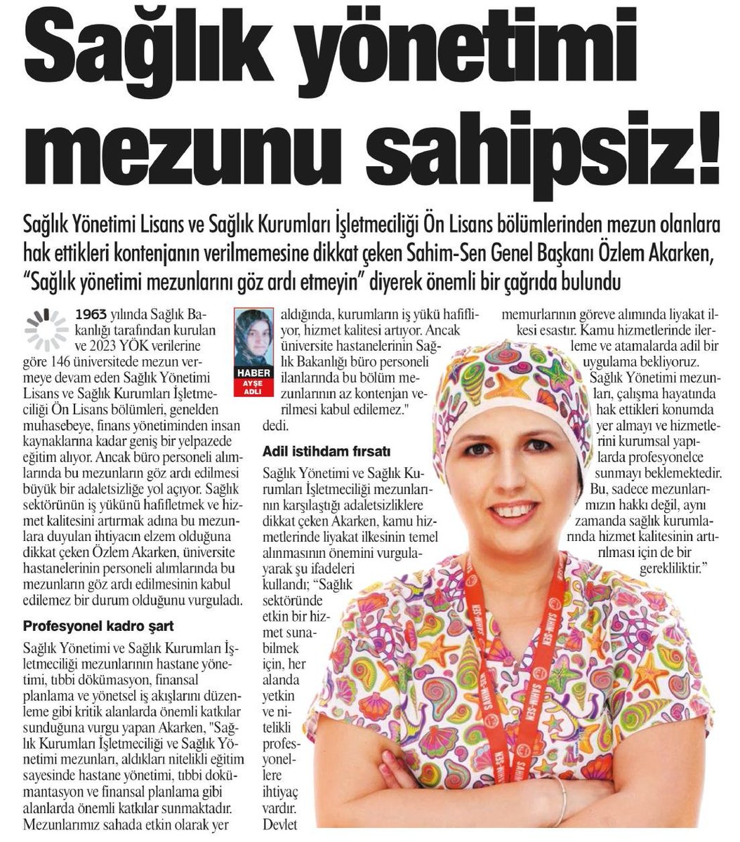 Sahimsen_'s tweet photo. Sağlık Yöneticileri Günü’nde Mezunlar Hak Ettikleri Kontenjanı İstiyor;
SAĞLIK YÖNETİMİ MEZUNLARININ SESİ DUYULSUN!

#18aralıksağlıkyöneticilerigünü #sağlıkyönetimi #sağlıkkurumlarıişletmeciliği #sağlıkyönetiminekadroistiyor #SağlıkYönetimiFırsatEşitliğiİstiyor
@gazetedamga https://t.co/Nk4VnrpRtu