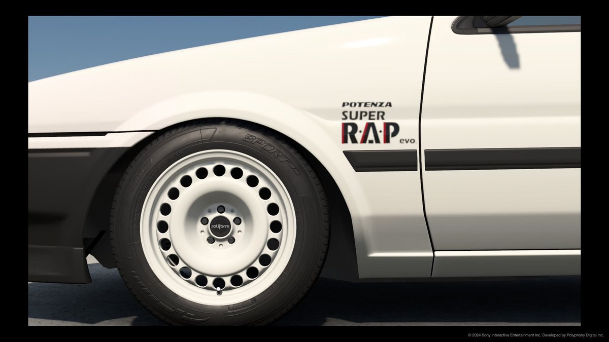 urara_rice's tweet photo. #GT7 #SUPERRAP
ほぼ誰もやってないしまだデカール無かったから自作 https://t.co/pXq5BABGQC