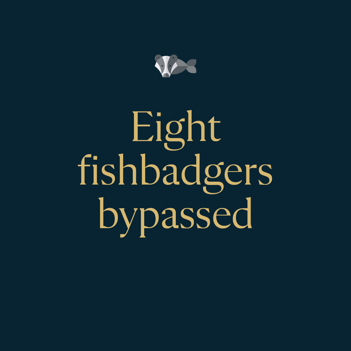 Not familiar with a fishbadger? Well, take one concept, mix with another, and voila! One fishbadger. 🐟🦡 

He’s not native to these parts and we try to avoid him at all costs.

#DayEight #12DaysOfOneStudio #ConceptCreation #CampaignCreative #GraphicDesign #DesignAgency