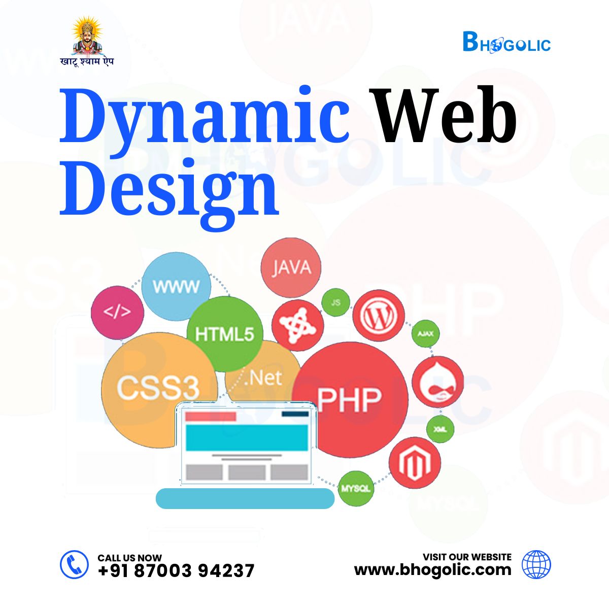 bhogolic's tweet image. Dynamic Web Design
#DynamicWebDesign #ResponsiveDesign #WebDevelopment #InteractiveWebsites #RealTimeUpdates #FrontendDevelopment #BackendDevelopment #DatabaseDriven #WebTechnologies #UserExperience