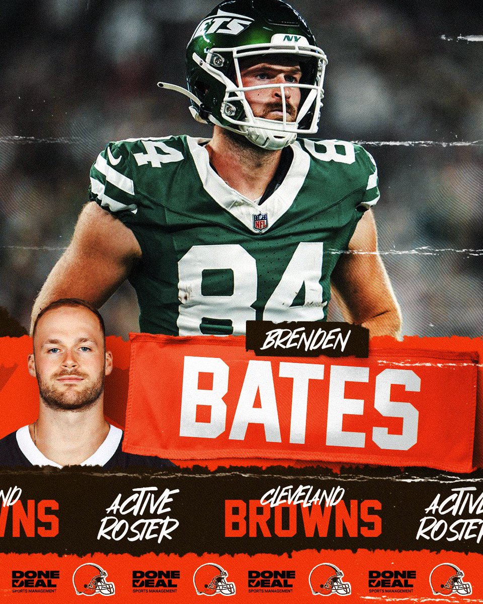 DoneDeal_Sports's tweet photo. @BatesBrenden is a big pickup for the @Browns !! Look out for very big things in the future! #DawgPound #BBN https://t.co/fEp791TJD1
